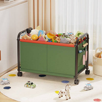 Children's Toy Storage Organizer – Mobile Bookshelf and Storage Rack for Building Blocks, Dolls, Books and Nursery Organization