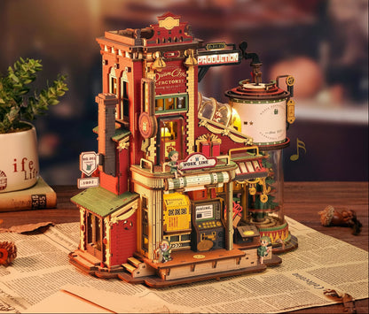 Christmas Wooden Music Box Puzzle – 3D DIY Model Kit with Musical Mechanism for Holiday Crafts, Display and Memorable Gifts