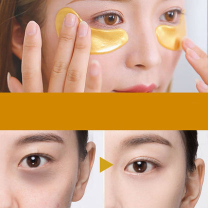 Gold Collagen Eye Mask Patches-Anti Aging Under Eye Treatment for Puffiness Hydration and Dark Circle Reduction