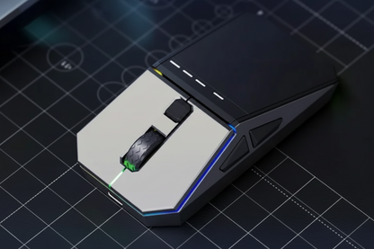 RGB Wireless Gaming Mouse – Three-Mode Bluetooth Mouse with 12800 DPI Precision Tracking, Colorful Lighting and Ergonomic Performance Design