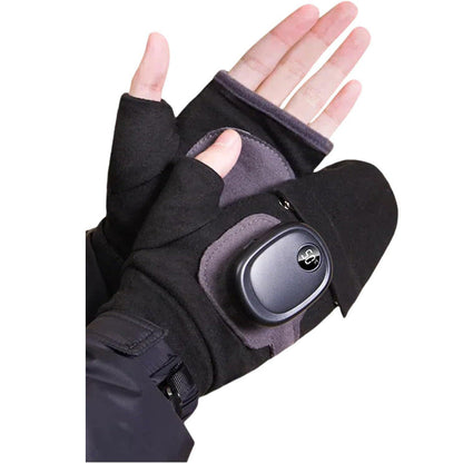 Rechargeable Heated Motorcycle Gloves – Waterproof Winter Riding Gloves with Three Heat Levels, Anti Slip Grip and Washable Design