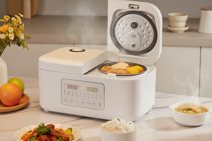 Dual Control 4L Rice Cooker – Double Pot Multifunction Electric Cooker for Simultaneous Cooking and Convenient Family Meals.