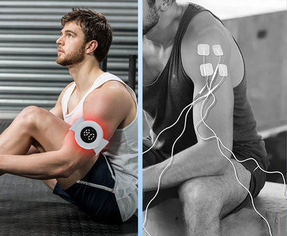 KTS TENS EMS Muscle Stimulator – Wireless 20-Level Massager with 650nm/808nm Laser Therapy for Neck, Body and Muscle Pain Relief