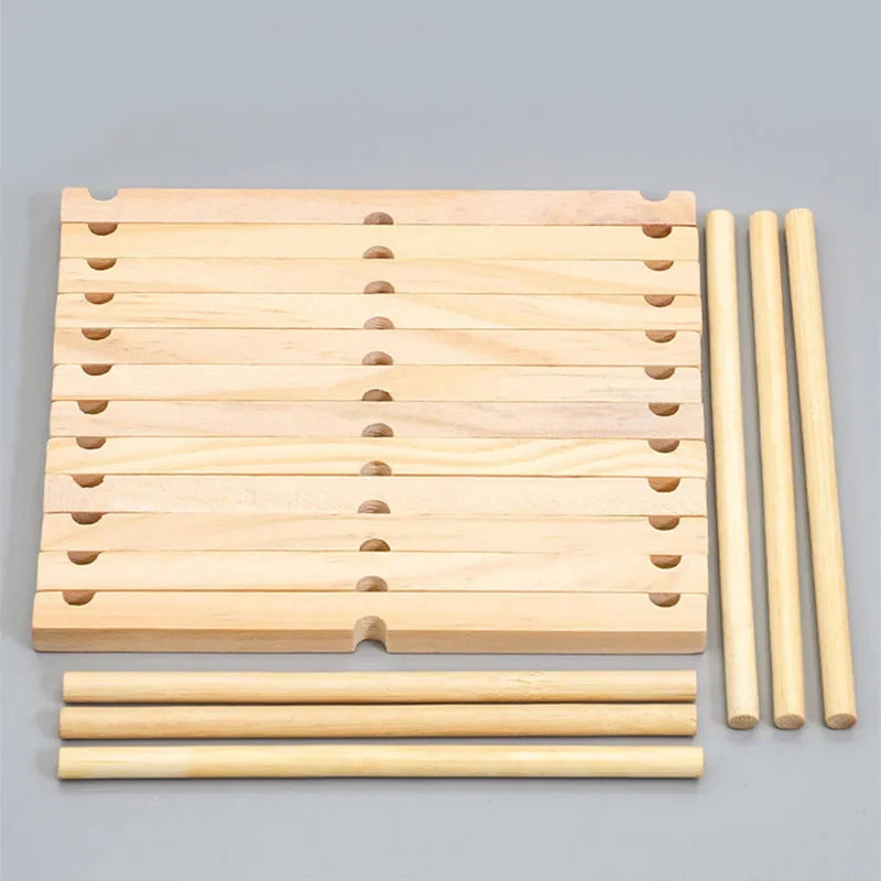 Wooden Bridge Building Block Kit – DIY Science Construction Model for Kids STEM Learning, Creative Assembly and Educational Play