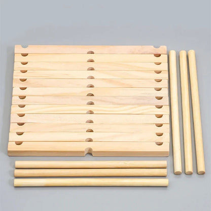 Wooden Bridge Building Block Kit – DIY Science Construction Model for Kids STEM Learning, Creative Assembly and Educational Play