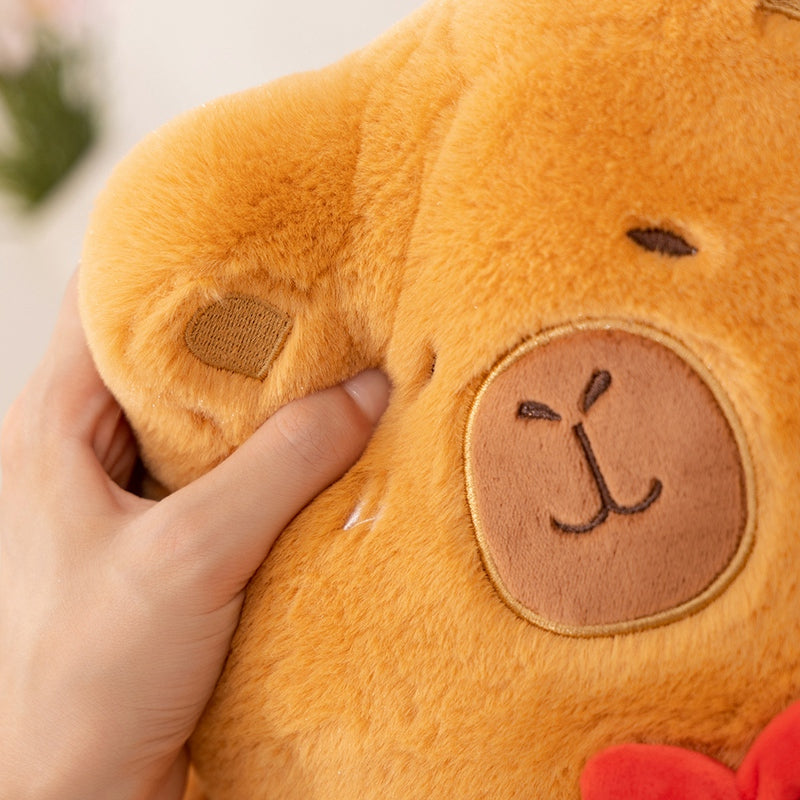 Gingerbread Bear Plush Pillow – Super Soft Christmas Cushion for Cozy Home Decor, Kids Gifts and Holiday Comfort