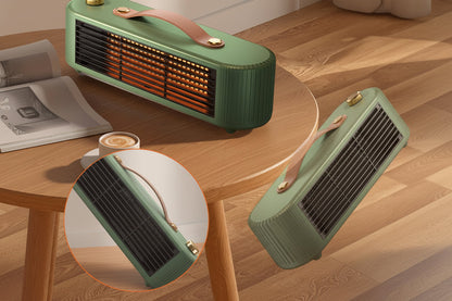 Desktop Electric Space Heater – 800W Adjustable Two Gear Personal Heater for Office Desk and Indoor Warmth