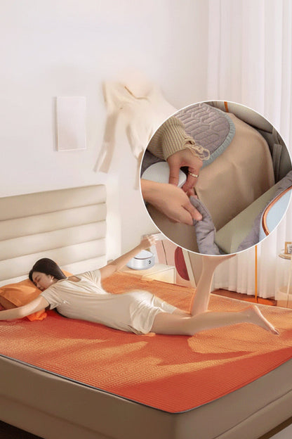 Water Circulation Electric Blanket - Heated Mattress Blanket System for Comfortable Warm Sleeping During Cold Seasons