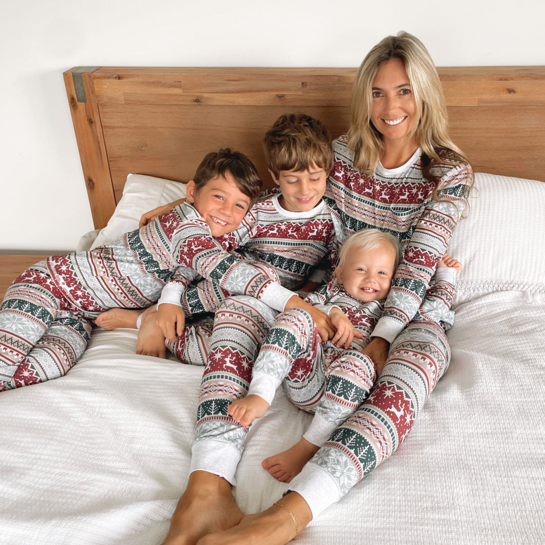 New Year Family Pajama Set – Soft Matching Christmas Sleepwear for Cozy Holiday Nights and Family Photos