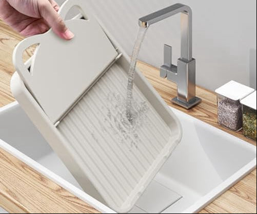 Multifunctional Pot Lid Holder – Kitchen Storage Rack with Spoon Rest for Lids, Spatulas and Soup Spoons, Keeping Counters Organized