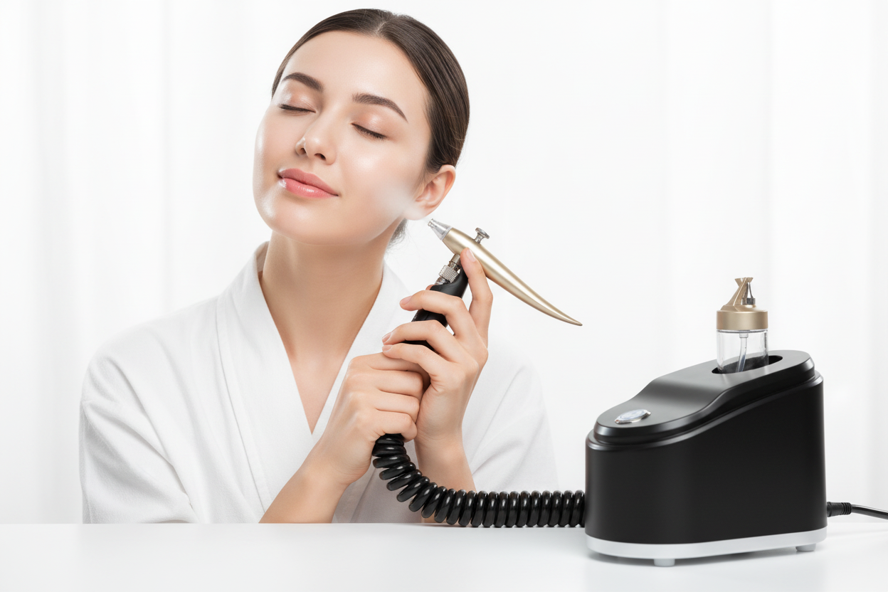 Hydra Oxygen Jet Facial Machine – Portable Korean Skin Care Device for Deep Hydration, Oxygen Infusion and Glowing Complexion Treatments