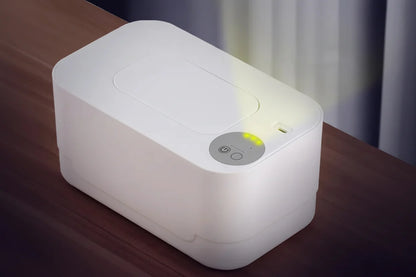 Baby Wipe Warmer with LED Display - Portable USB Wet Wipe Heating Box for Home, Car and Nursery Convenience