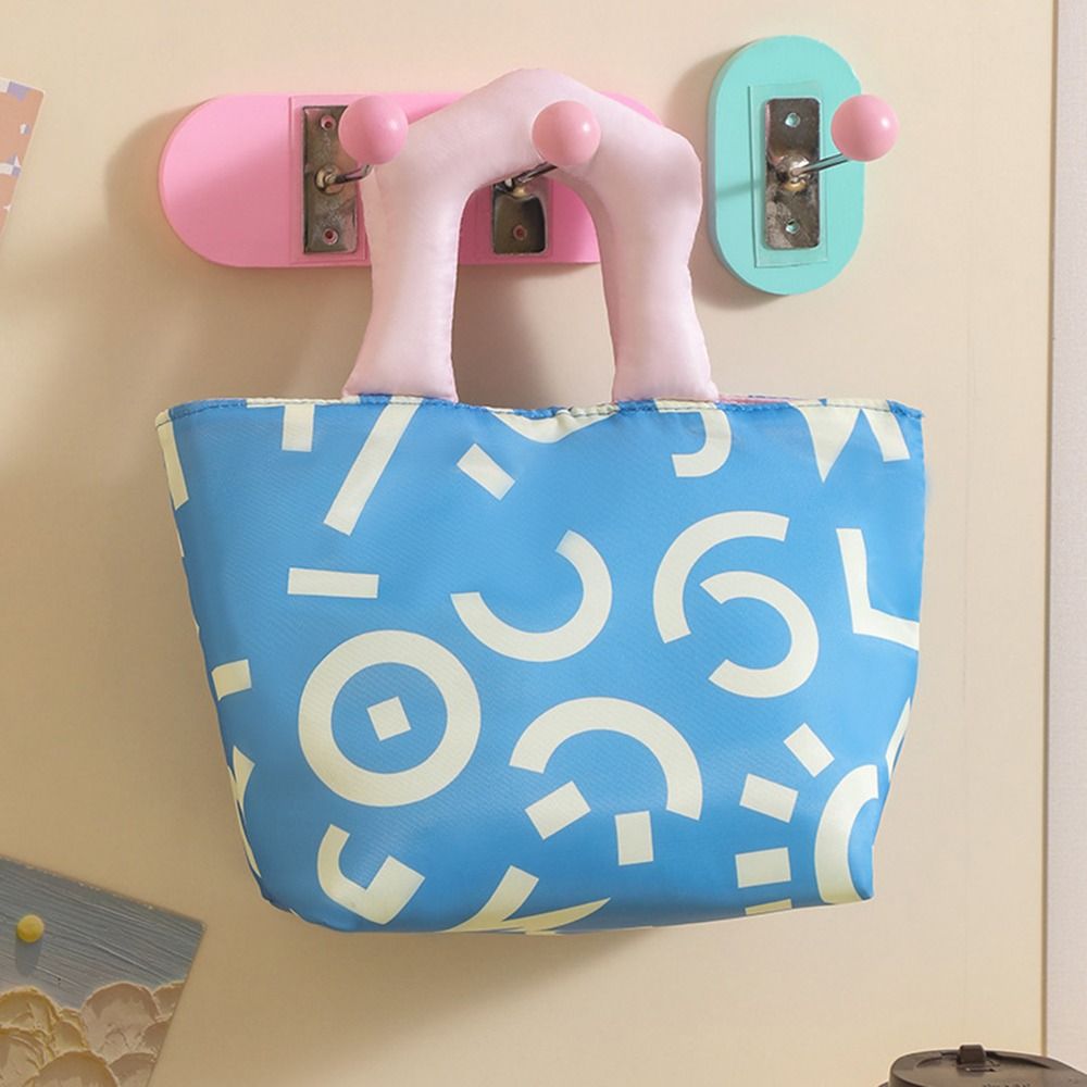 Waterproof Cartoon Lunch Bag – Cute Insulated Tote with Handle and Large Capacity for Fresh Food, School, Work and Travel