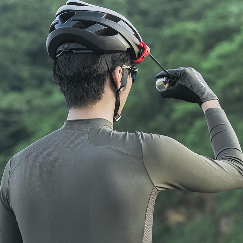 Adjustable Bike Helmet Mirror – 360 Degree Lightweight Aluminum Rear View Mirror for Safer Cycling, Commuting and Road Riding