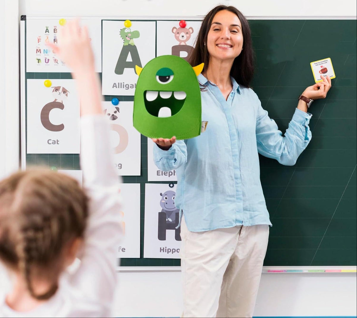 Montessori Alphabet Matching Game - Felt Letter Recognition Learning Toy with Colors, Shapes and Early Educational Activities