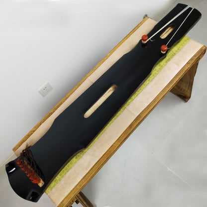 Handmade Chinese Guqin – Paulownia Wood Seven String Traditional Zither for Beginners, Practice and Elegant Musical Performances