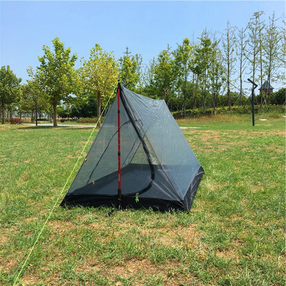 Ultralight Pyramid Mosquito Net Tent – Two-Person Breathable Mesh Shelter for Camping, Hiking and Bug Protection with Lightweight Breeze-Friendly Design