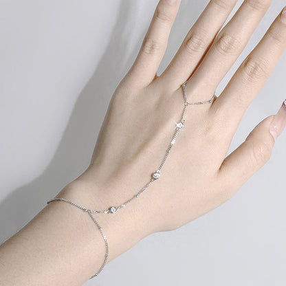 Adjustable Moissanite Bracelet – Sparkling 3MM Stones with 925 Sterling Silver and 18K-Plated Finish for Women, Weddings, Gifts and Everyday Luxury
