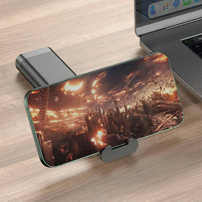 Smart Adapter Storage Kit – Multi Function Phone Stand with SIM Card, Memory Reader and Cable Organizer Case