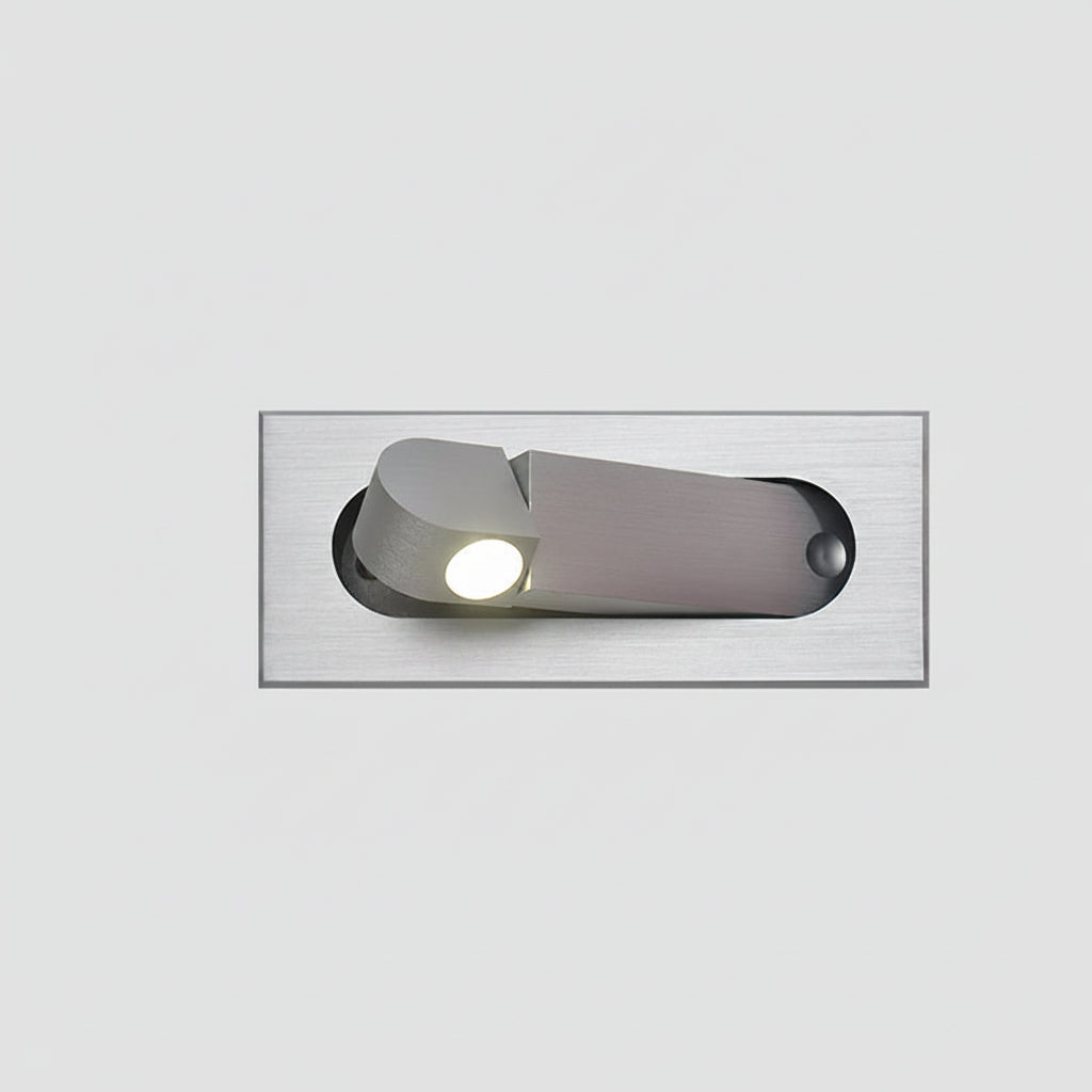 Modern LED Wall Light – Adjustable Recessed Indoor Lamp for Bedroom Bedside Reading, Hotels and Contemporary Home Interior Lighting