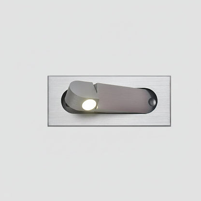 Modern LED Wall Light – Adjustable Recessed Indoor Lamp for Bedroom Bedside Reading, Hotels and Contemporary Home Interior Lighting