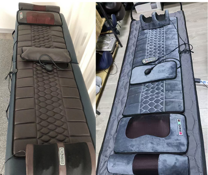 Foldable Electric Massage Mattress – Full-Body Heated Pad with Kneading and Vibration Functions for Relaxation, Comfort and Home Wellness