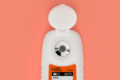 Digital Brix Refractometer–  Professional Sugar Content Meter for Fruit Juice, Wine, Beer and Beverage Quality Testing from 0–35%