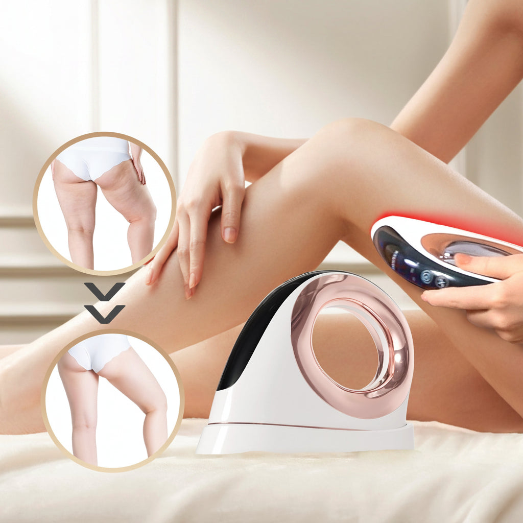 RF EMS Beauty Device – 3-in-1 Microcurrent Facial and Body Massager for Skin-Care Routines, Firming Massage, Rejuvenation and At-Home Beauty Treatments
