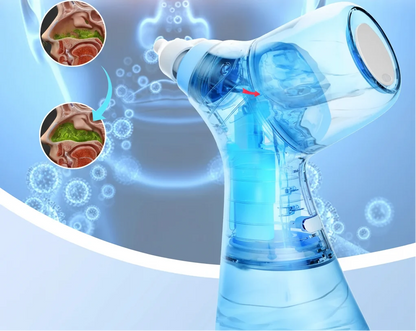 Nasal Irrigation System Sinus Rinse Machine – Electric Nose Cleaner with Water Tank for Sinus, Allergy Relief and Easy Home Nasal Care