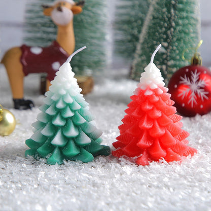 3D Christmas Tree Silicone Mold – DIY Resin, Candle and Soap Making Mold for Creative Holiday Crafts