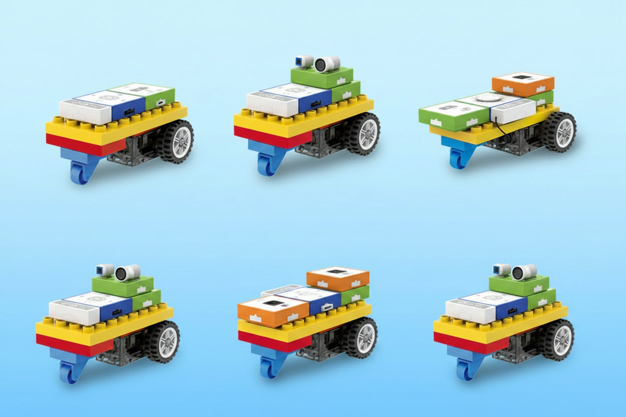 Electronic Programming Building Blocks Set – Educational STEM Construction Toy for Kids Learning Coding, Electronics, Physical Computing and Creativity