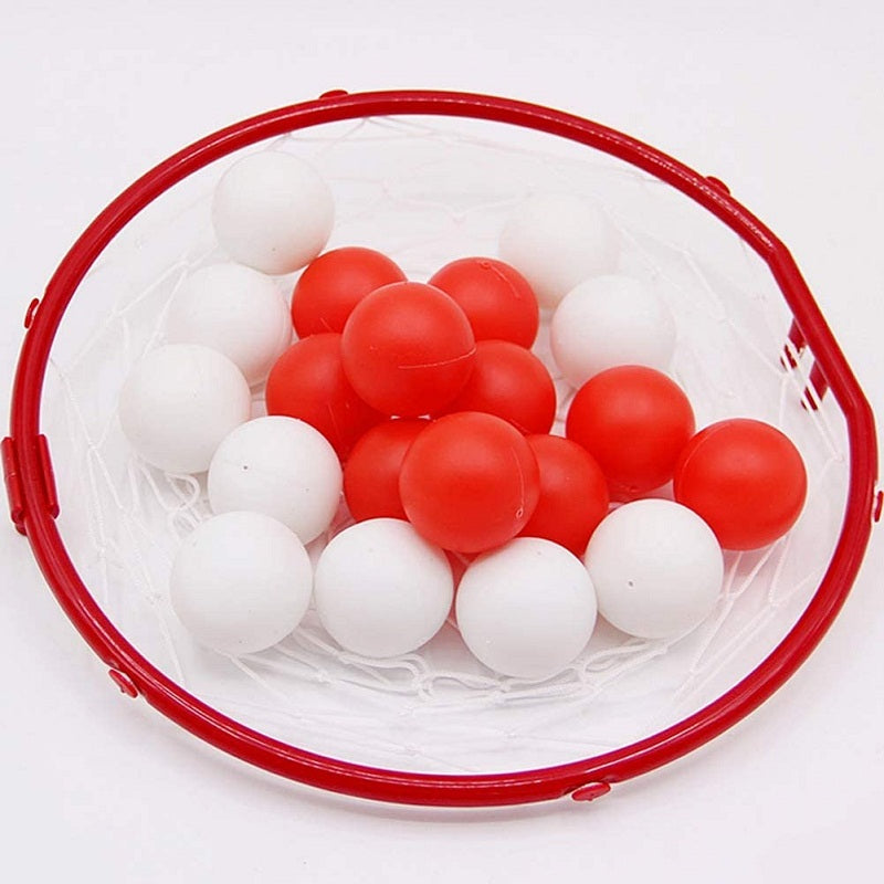 Headband Basketball Party Game - Adjustable Hoop Toss Challenge with Balls for Kids, Adults and Carnival Fun