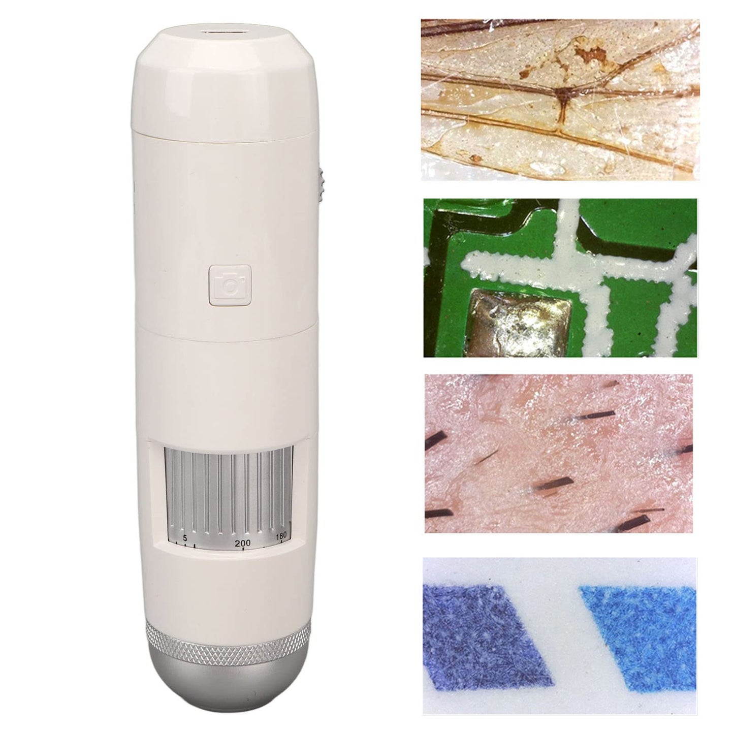Digital Scalp Analyzer – 50X/200X Hair Follicle Dermatoscope Camera for Skin and Hair Health Inspection