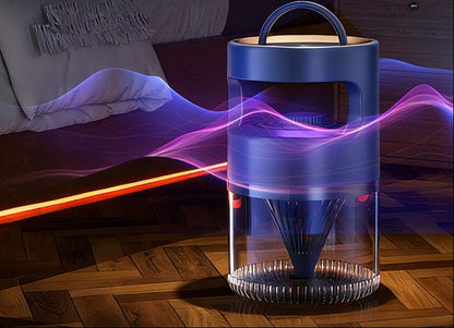 Portable Ion Purification Mosquito Killer Lamp – Quiet Plug-In Electric Fly Trap with Charging Function for Indoor Pest Control