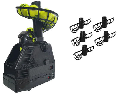 Automatic Tennis Ball Launcher – Remote Control Portable Tennis Training Machine for Solo Practice, Serving Drills and Skill Improvement