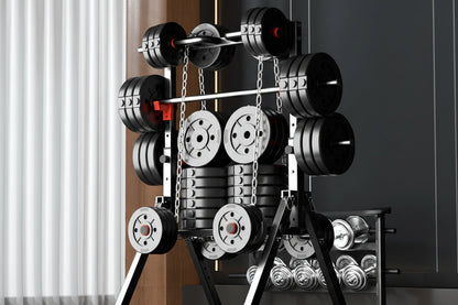 Foldable Pull Up Bar Station – Indoor Horizontal Bar Fitness Equipment for Kids and Family Strength Training at Home