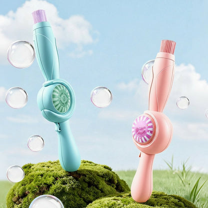 Electric Fog Bubble Machine – Automatic Smoke Bubble Maker with Colorful Lights and Music for Parties, Playrooms and Creative Events