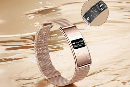 Smart Fitness Bracelet – Waterproof Health Tracker with Heart Rate and Sleep Monitoring, Sports Activity Band for Android and iOS