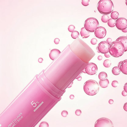 Pink Collagen Multi Balm Stick – Deep Hydrating Facial Moisturizer for Brightening, Plumping, Smoothing and Everyday Korean Skincare