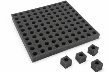 Hydroponic Grow Sponge Set – 100-PieceSoilless Seedling Plugs for Nursery Trays, Vegetable Propagation, Indoor Gardens and Reliable Seed Starting