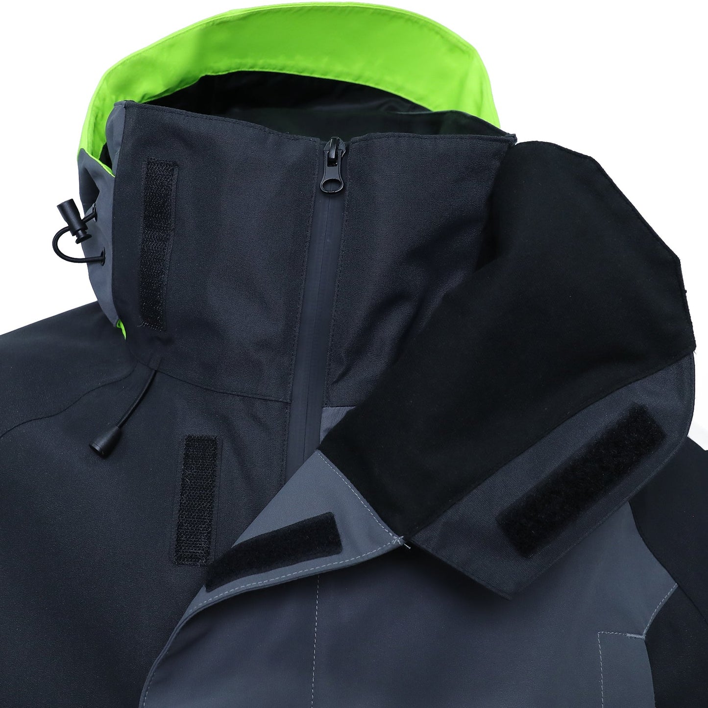 Windproof Sailing Jacket – Breathable Warm Outdoor Performance Coat with High Neck Protection for Boating and Marine Adventures