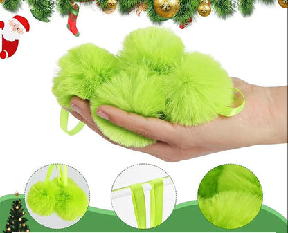 Plush Christmas Ball Ornament Set – Soft Decorative Holiday Tree Baubles for Christmas Trees, Home Displays, Parties and Memorable Festive Decorating