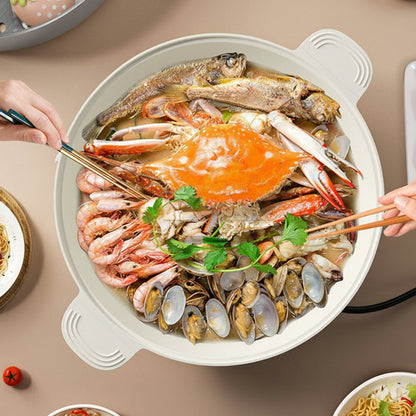 Multifunction Electric Hot Pot – 5L Steam Cooker Frying Pan and Kitchen Cooking Pot for Convenient Family Meals.