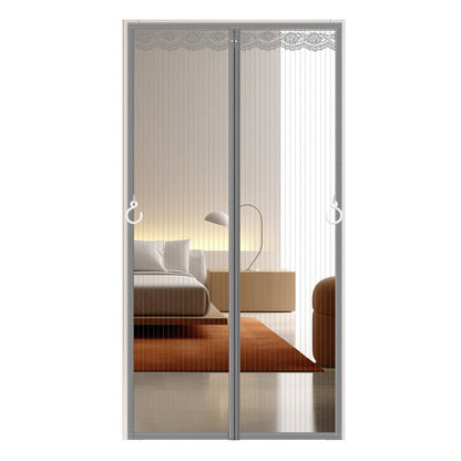 Magnetic Mosquito Door Curtain – Premium Fiberglass Mesh Flyscreen with Full Magnetic Strips and Strong Self-Adhesive Installation for Hands-Free Home Protection