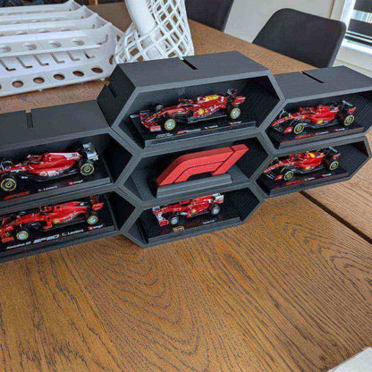 Hot Wheels Display Case – 2-in-1 Wall-Mounted Diecast Car Storage Box with Dustproof Design for Collectible Model Organization