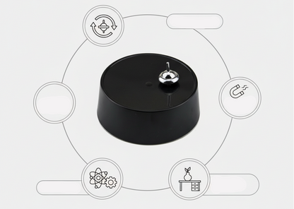 Magnetic Spinning Perpetual Motion Top – Educational Physics Desk Toy Demonstrating Inertia, Magnetism and Creative Science Concepts