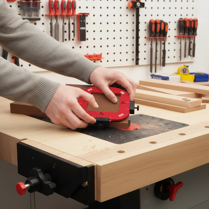 Aluminum Wood Router Templates Routing Guide Set – Precision Woodworking Arc Cutting Jig for Accurate Router Projects and DIY Carpentry.