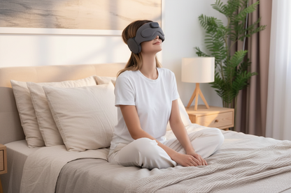 Smart Sleep Mask Headphones – 3D Breathable Bluetooth Eye Mask with AI Sleep Monitoring, App Control and Wireless Music for Travel and Relaxation