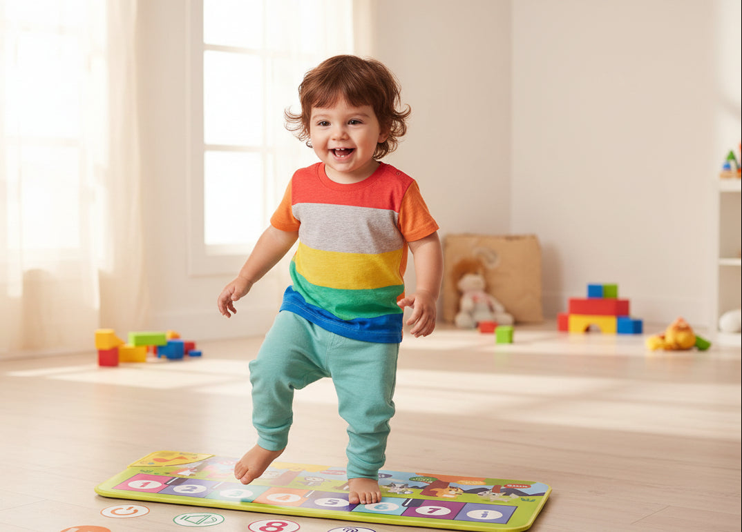 Piano Dance Mat for Kids – Interactive Musical Floor Keyboard Play Mat with Educational Sounds, Fitness Fun and Early Learning Gift