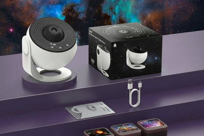 Galaxy Projector Night Light - Rotating Starry Sky Planetarium Lamp for Bedrooms, Parties and Romantic Decor
